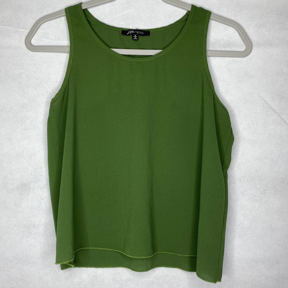 Green blouse